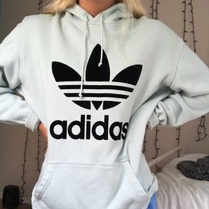 Mint green Adidas sweatshirt size s